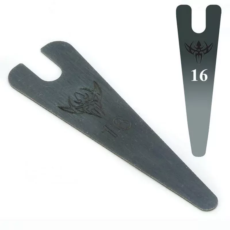 016-thick-blue-carbon-steel-front-spring .016″ Thick Blue Carbon Steel Front Spring