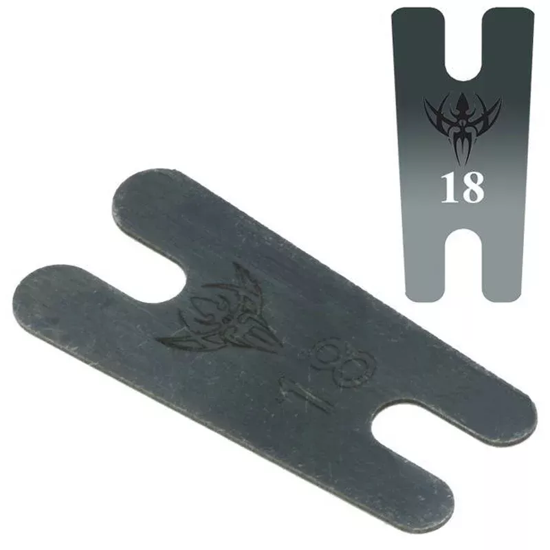 018-thick-tapered-blue-carbon-steel-back-spring .018″ Thick Tapered Blue Carbon Steel Back Spring