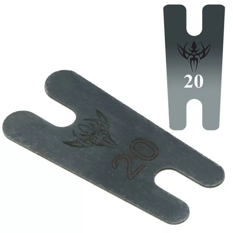 020-thick-tapered-blue-carbon-steel-back-spring .020″ Thick Tapered Blue Carbon Steel Back Spring