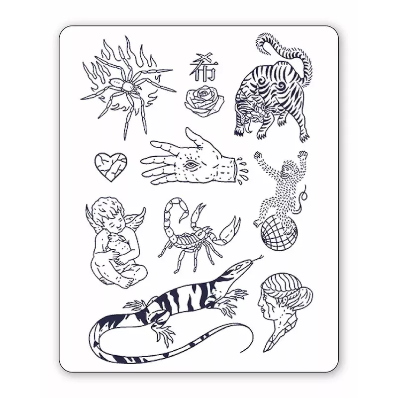 (10 Tattoos) Creepy Creatures – Semi-Permanent Tattoos