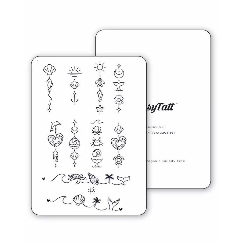 10-tattoos-ocean-charms-semi-permanent-tattoos (10 Tattoos) Ocean Charms – Semi-Permanent Tattoos