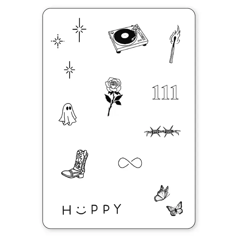 11-tattoos-happy-vibes-semi-permanent-tattoos (11 Tattoos) Happy Vibes – Semi-Permanent Tattoos