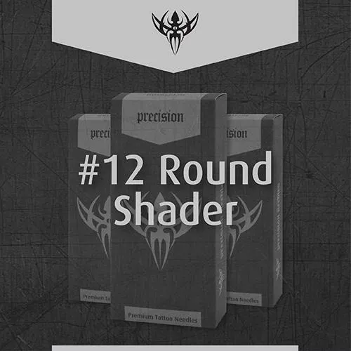 12-round-shader-precision-tattoo-needles-box-50 #12 Round Shader Precision Tattoo Needles - Box of 50
