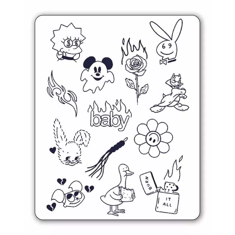 13-tattoos-flamin-fun-semi-permanent-tattoos (13 Tattoos) Flamin’ Fun – Semi-Permanent Tattoos