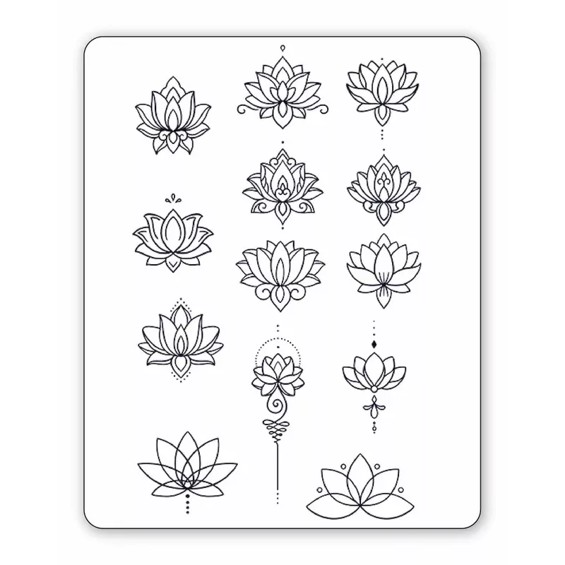 13-tattoos-lotus-love-semi-permanent-tattoos (13 Tattoos) Lotus Love – Semi-Permanent Tattoos