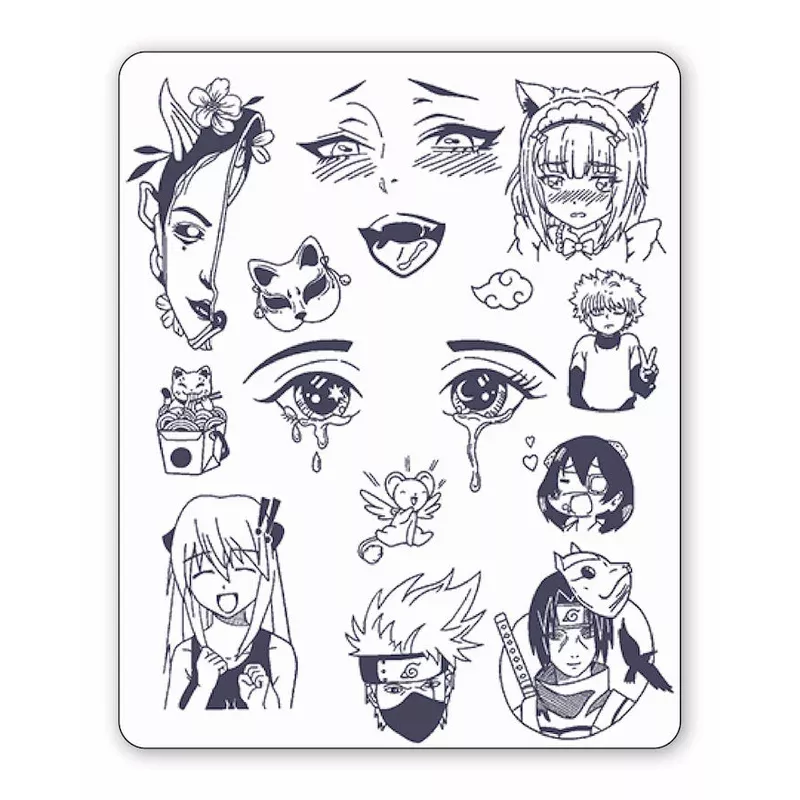 14-tattoos-anime-tears-semi-permanent-tattoos (14 Tattoos) Anime Tears – Semi-Permanent Tattoos