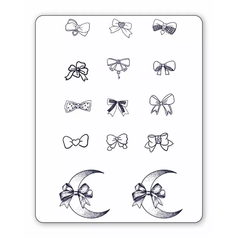 14-tattoos-mini-bows-semi-permanent-tattoos (14 Tattoos) Mini Bows – Semi-Permanent Tattoos