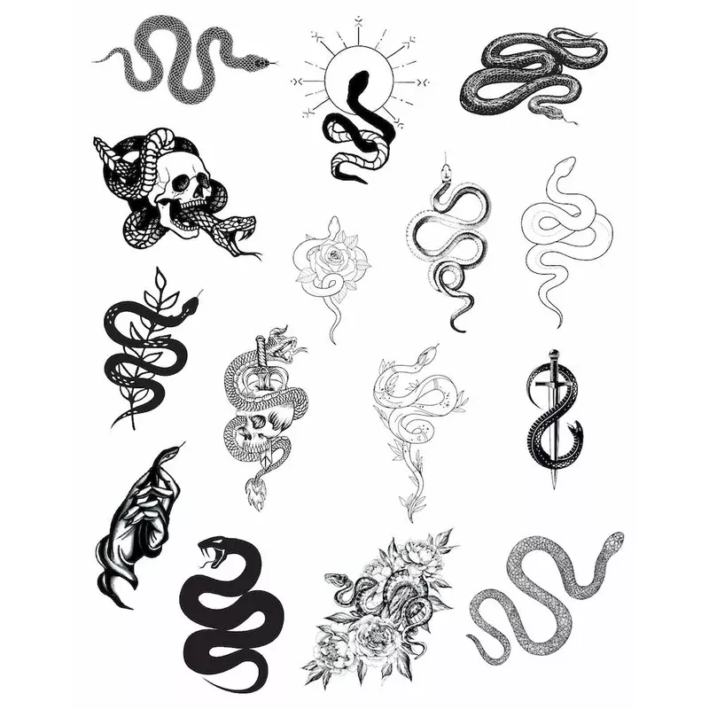 15-tattoos-serpents (15 Tattoos) Serpents