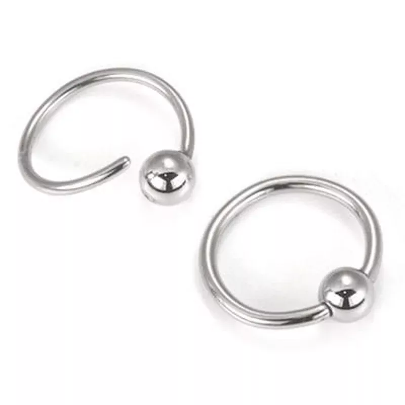 16g Fixed Bead Stainless Steel Ring – Annealed