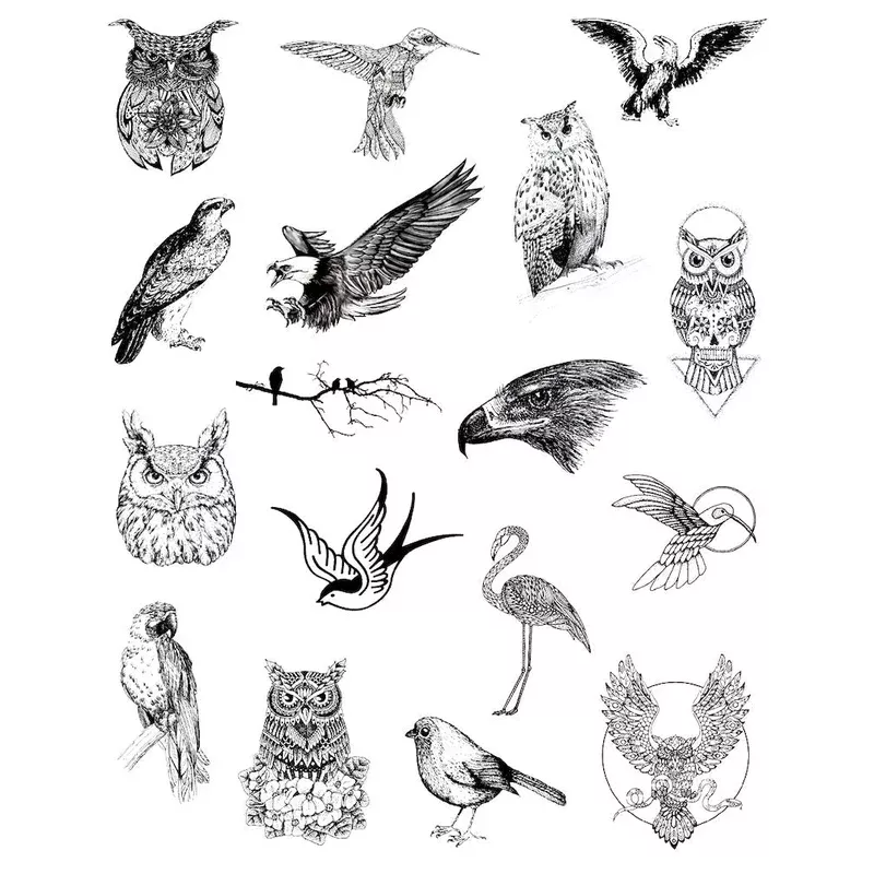 (17 Tattoos) Bird Watch