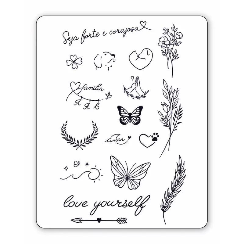 (17 Tattoos) Love Yourself – Semi-Permanent Tattoos