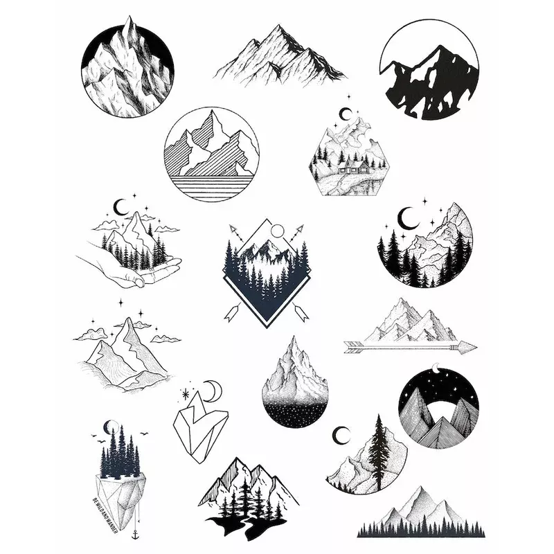 (17 Tattoos) Peaks