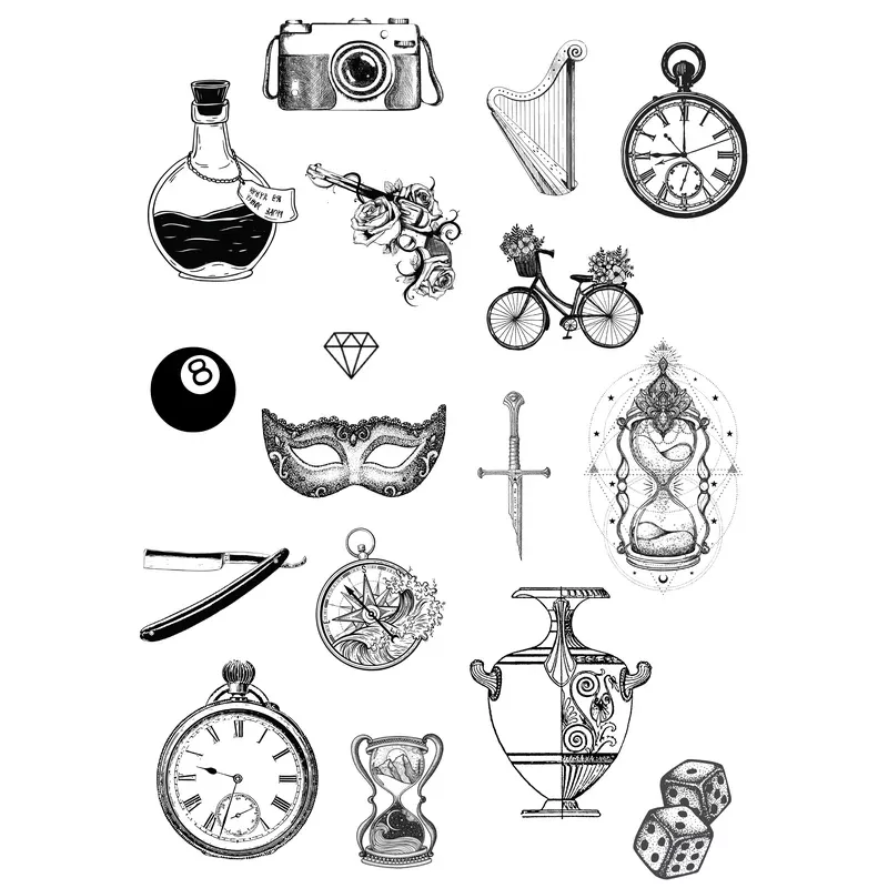 (17 Tattoos) Treasure Chest