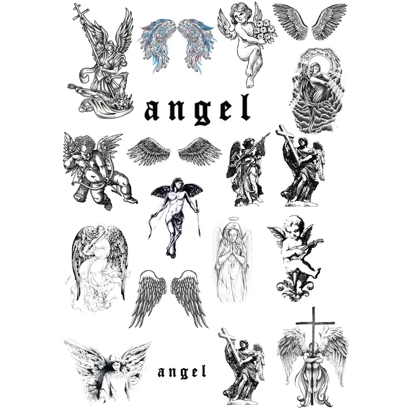 (18 Tattoos) Angels and Wings