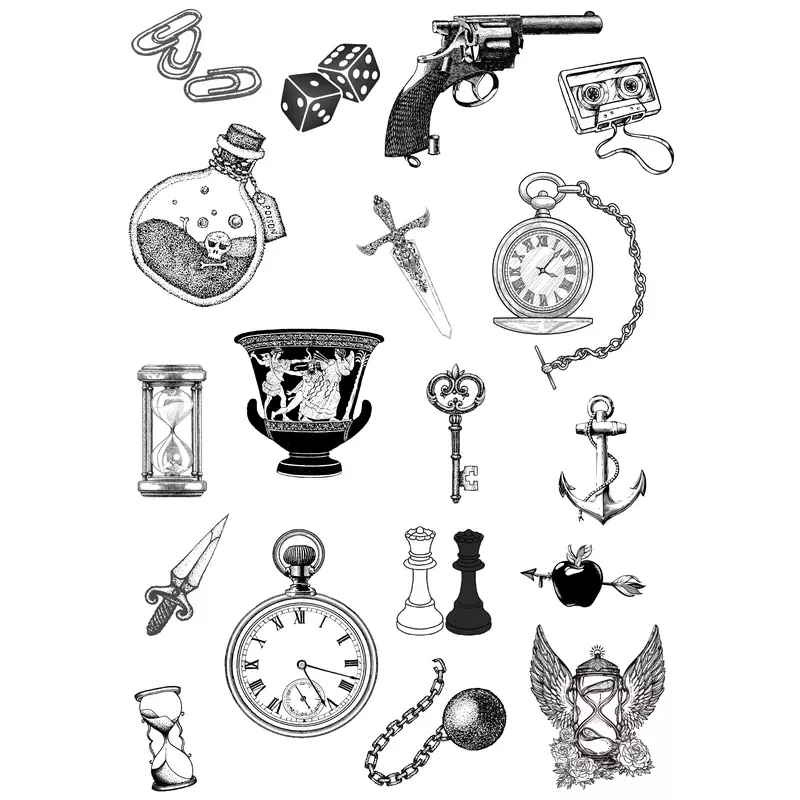 (18 Tattoos) Lost Treasure