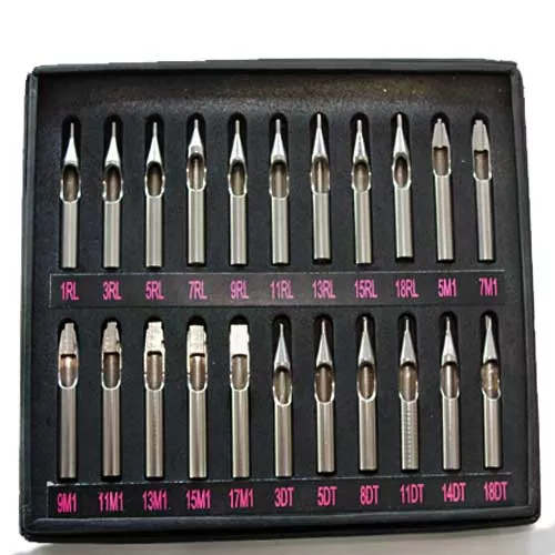 22-piece-sainless-steel-tattoo-tip-set 22 Piece Sainless Steel Tattoo Tip Set