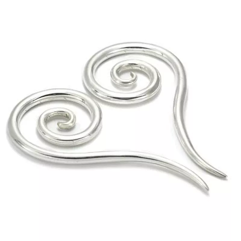 .925 Sterling Silver Coil Ear Hangers – Pricer Per 1