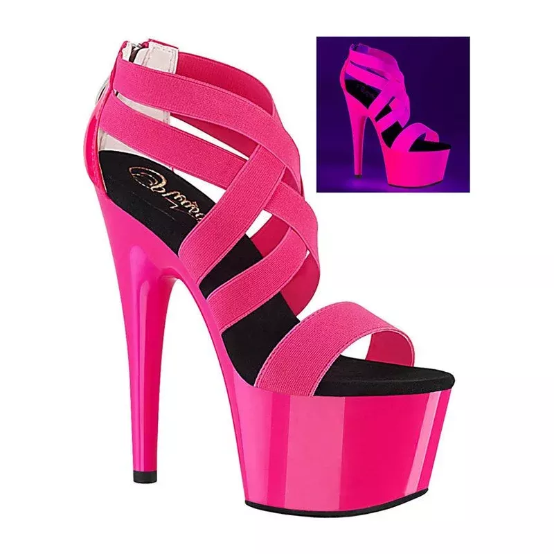 ADORE-769UV [Neon Pink] | PLATFORM HEELS [PREORDER]