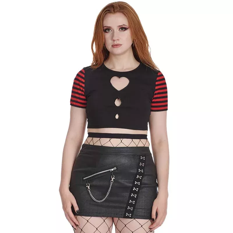 Aiko [Red/Black] | CUT OUT TOP
