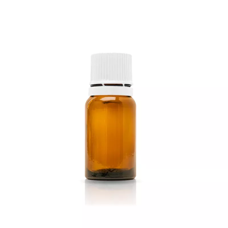 Amber dropper with white cap | 10ml