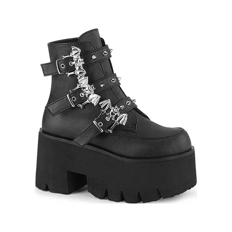 ASHES-55 [Black] | PLATFORM BOOTS [PREORDER]