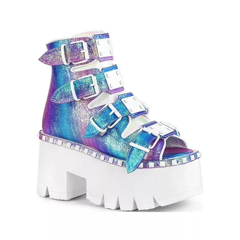ASHES-70 [Purple] | PLATFORM SANDALS [PREORDER]