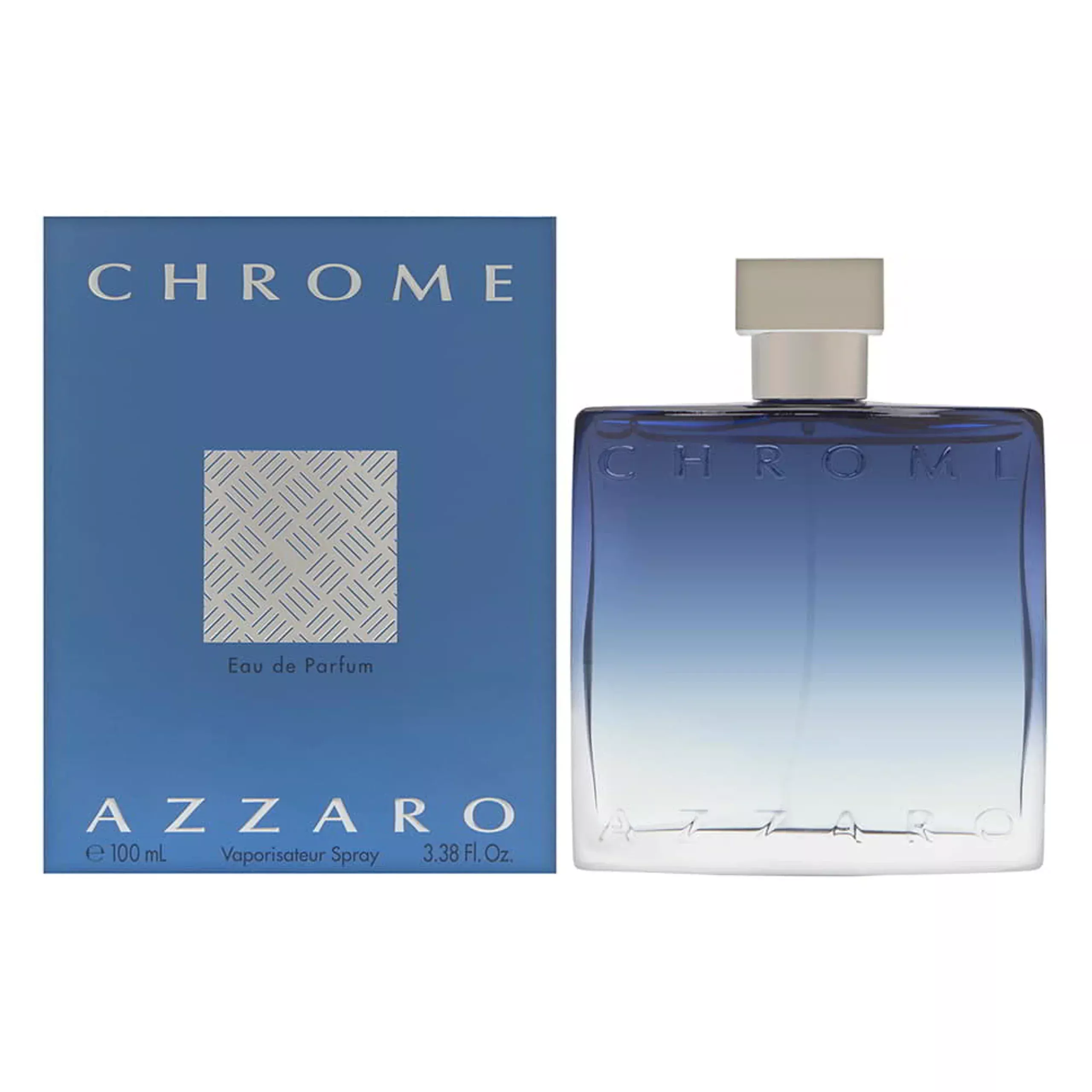 Azzaro Chrome Eau de Parfum Spray for Men 3.38 oz / 100 ml
