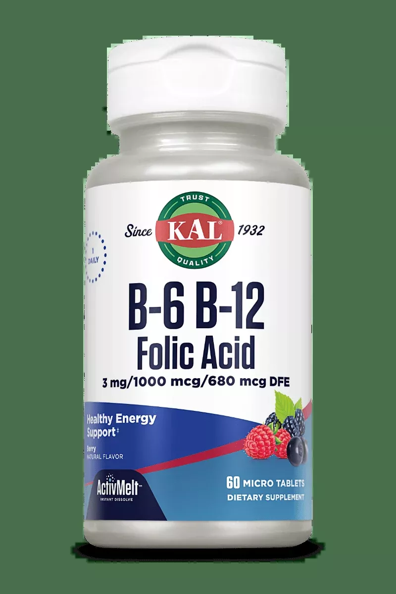 B-6 B-12 & Folic Acid by KAL