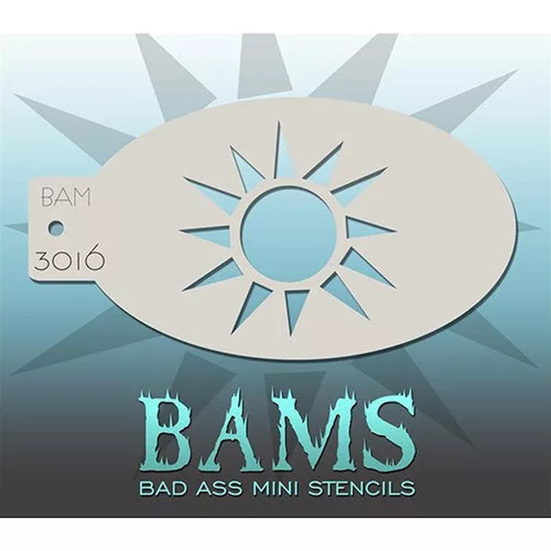 bad-ass-mini-stencils-sunshine-bam3016 Bad Ass Mini Stencils – Sunshine – BAM3016