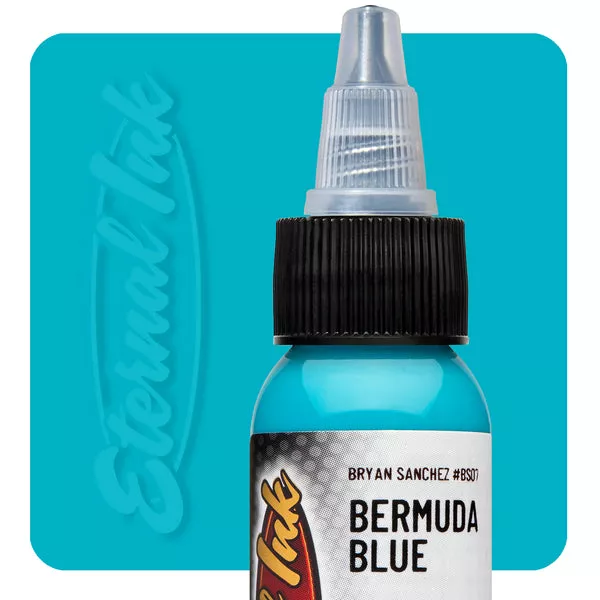 Bermuda Blue Watercolor-Bryan Sanchez M. Watercolor Series
