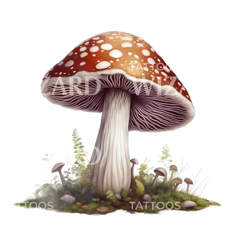 big-mushroom-tattoo-design big Mushroom Tattoo Design