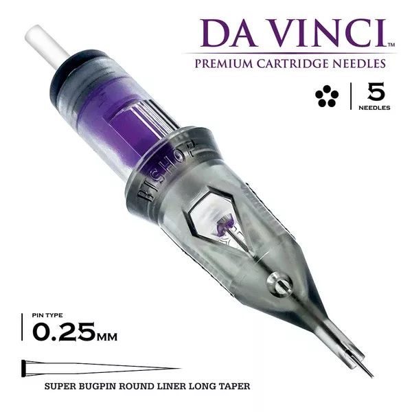 bishop-da-vinci-v2-round-liner-super-bugpin-cartridge-tattoo-needles Bishop Da Vinci V2 Round Liner Super Bugpin Cartridge Tattoo Needles -