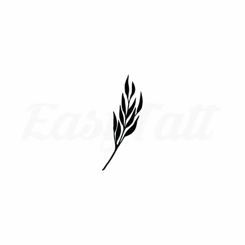 Black Leaves – Temporary Tattoo
