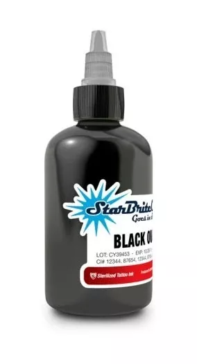 black-outliner-starbrite-tattoo-ink Black Outliner - Starbrite Tattoo Ink