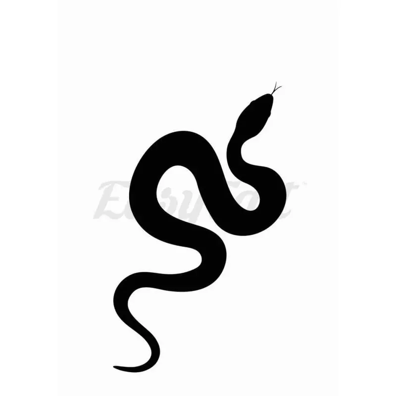 black-snake-2-temporary-tattoo Black Snake # 2 – Temporary Tattoo