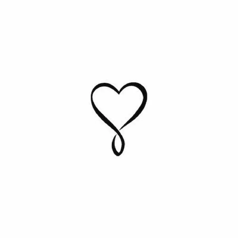 Blooming Heart – Temporary Tattoo