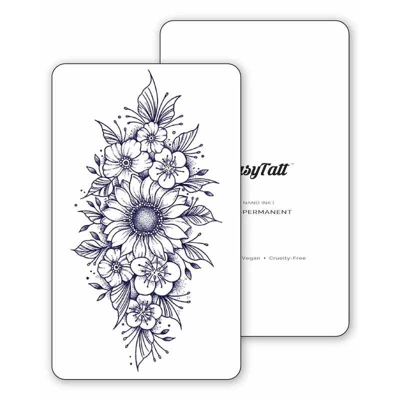 blooming-sunflower-semi-permanent-tattoo Blooming Sunflower – Semi-Permanent Tattoo
