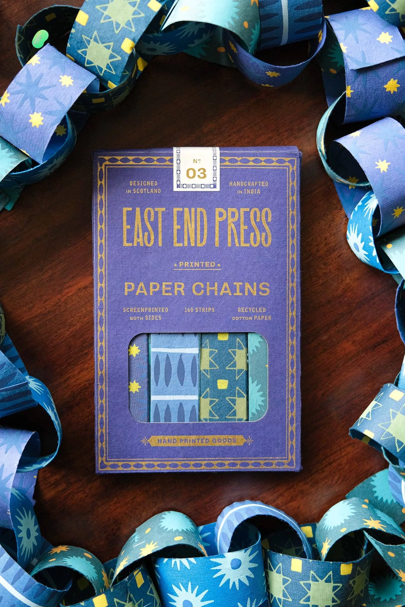 blue-yellow-paper-chain-kit Blue and Yellow Paper Chain Kit