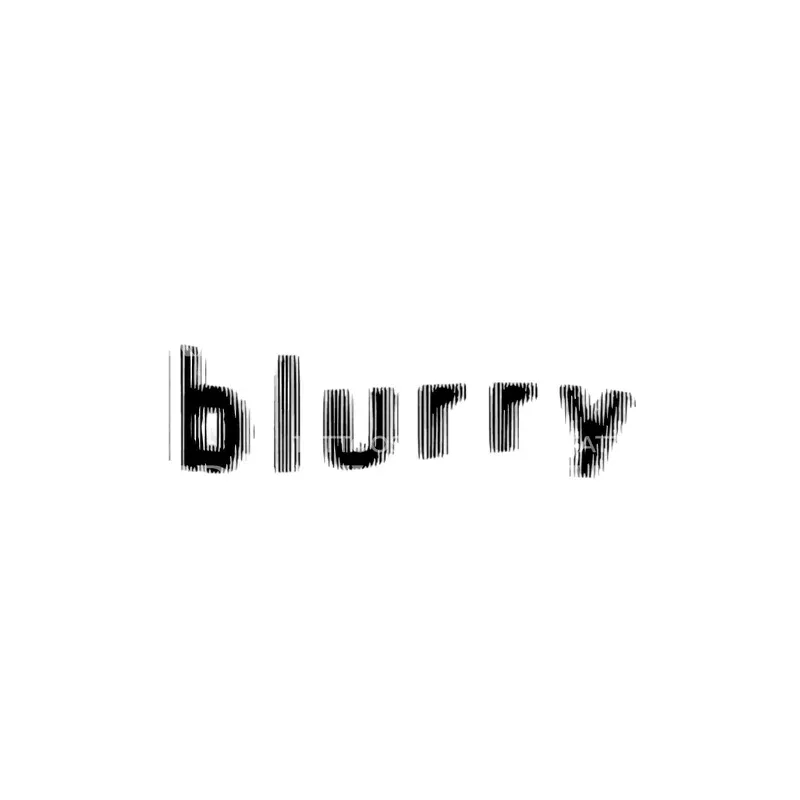 blurry-lettering-tattoo-design Blurry Lettering Tattoo Design