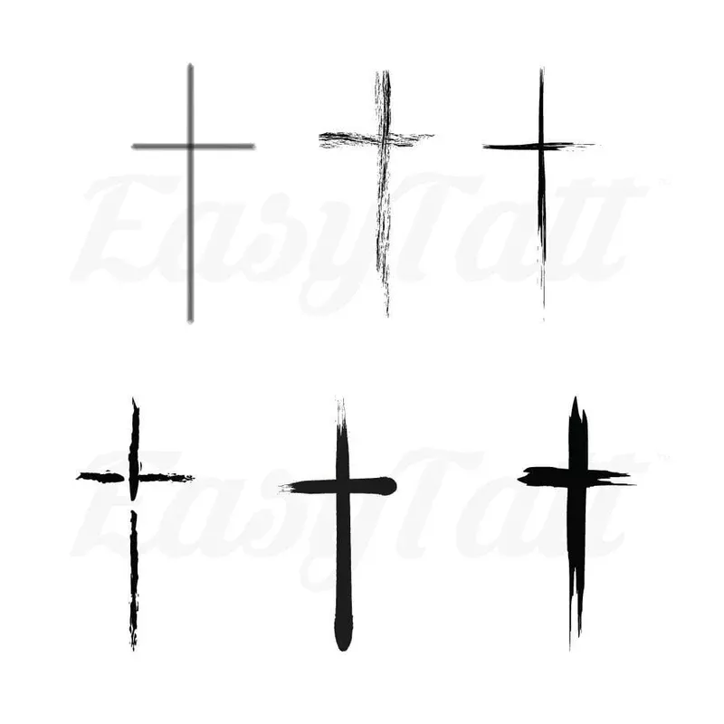 brush-stroke-crosses-2-temporary-tattoos Brush Stroke Crosses # 2 – Temporary Tattoos