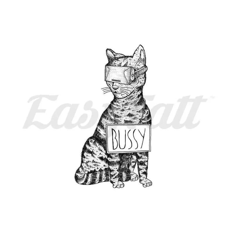 bussy-cat-temporary-tattoo Bussy Cat – Temporary Tattoo