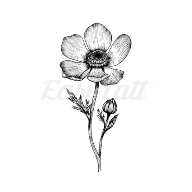 Butter Cup – Temporary Tattoo