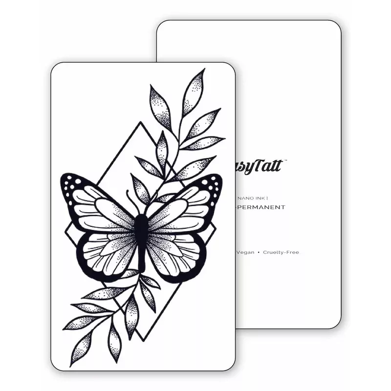 Butterfly Diamond – Semi-Permanent Tattoo
