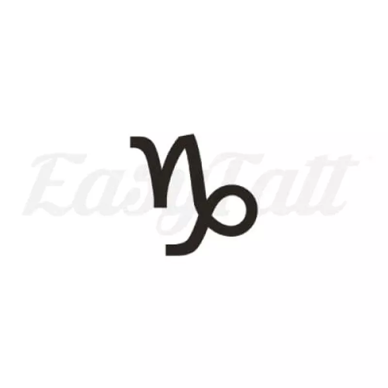 capricorn-temporary-tattoo Capricorn – Temporary Tattoo