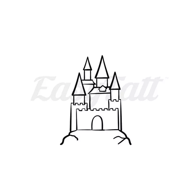 castle-temporary-tattoo Castle – Temporary Tattoo