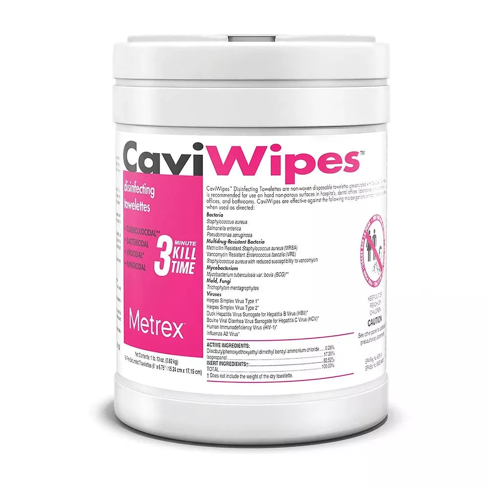 caviwipes-disinfecting-towelettes-canister-wipes-160-count CaviWipes Disinfecting Towelettes Canister Wipes - 160 Count