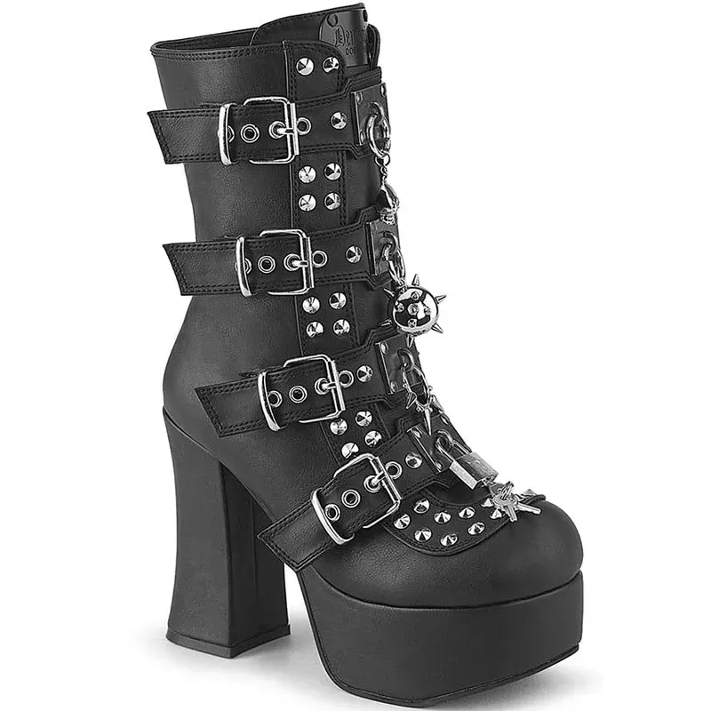 Charade-118 [Black] | PLATFORM BOOTS [PREORDER]