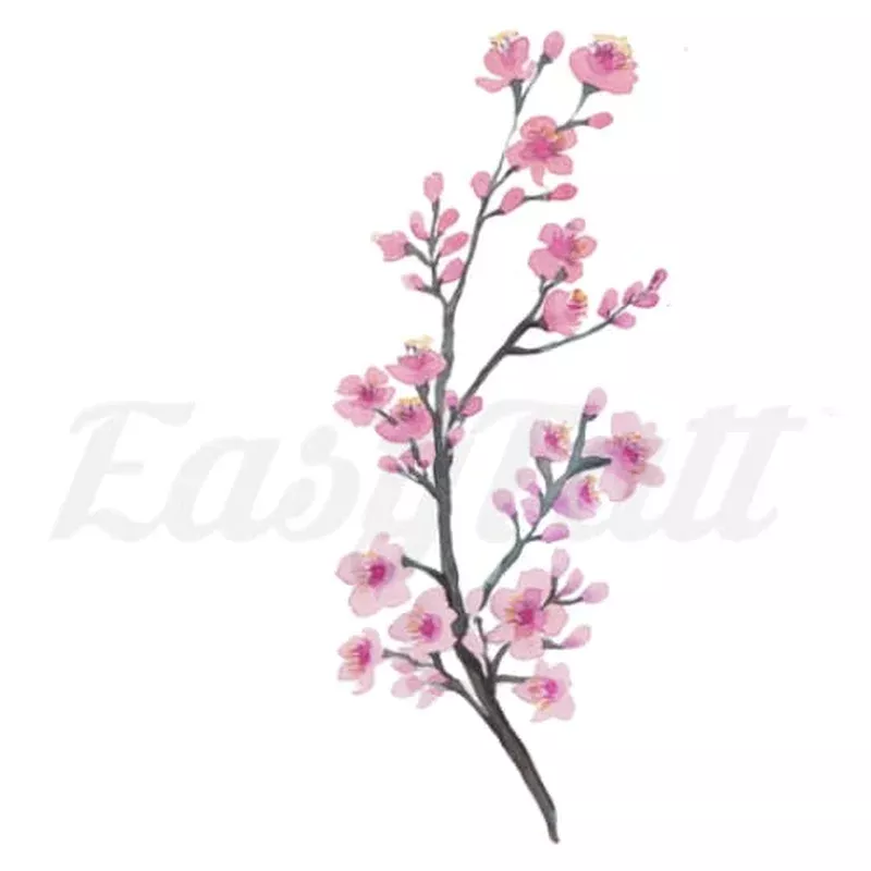 cherry-blossoms-2-temporary-tattoo Cherry Blossoms #2 – Temporary Tattoo