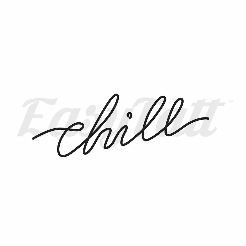 chill-temporary-tattoo Chill – Temporary Tattoo