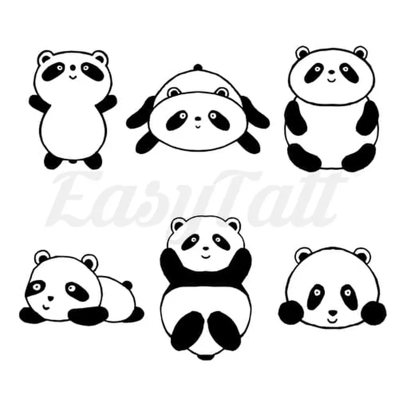 chubby-pandas-temporary-tattoo Chubby Pandas – Temporary Tattoo